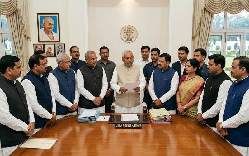 نتیش کمار کی نئی ٹیم کا اعلان، نشانت کمار کو شامل نہ کرنے کا فیصلہ